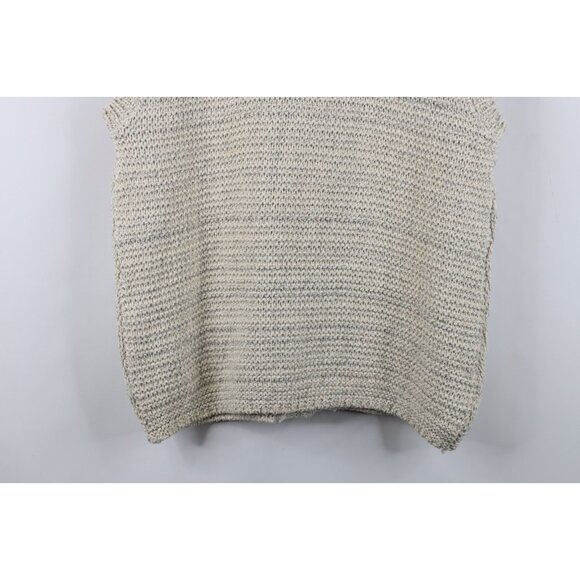 Vtg 90s American Eagle Outfitters Mens Medium Chunky Cable Knit Sweater Vest USA - Picture 9 of 9